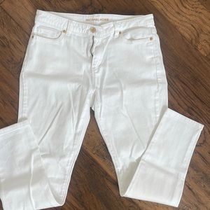 Women’s Michael Kors, Izzy skinny white jeans, size 10 petite